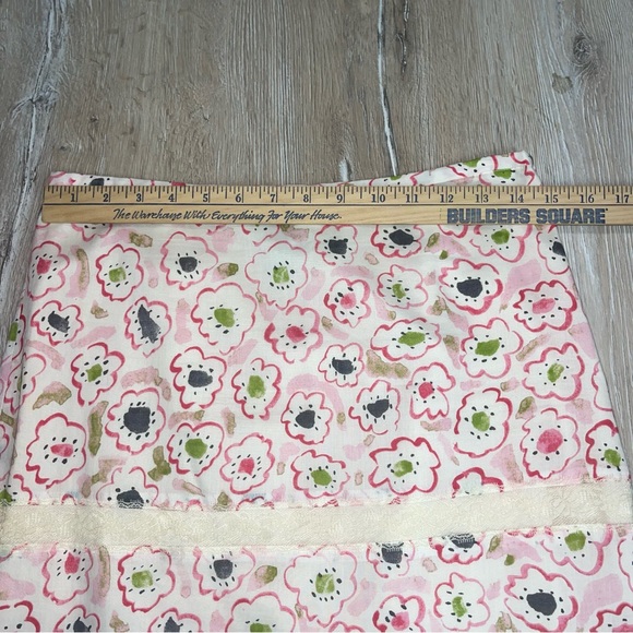 Tibi Women’s Size 4 Floral Lace Pleated Midi Skirt Cotton Lined Multi Color - Picture 12 of 13